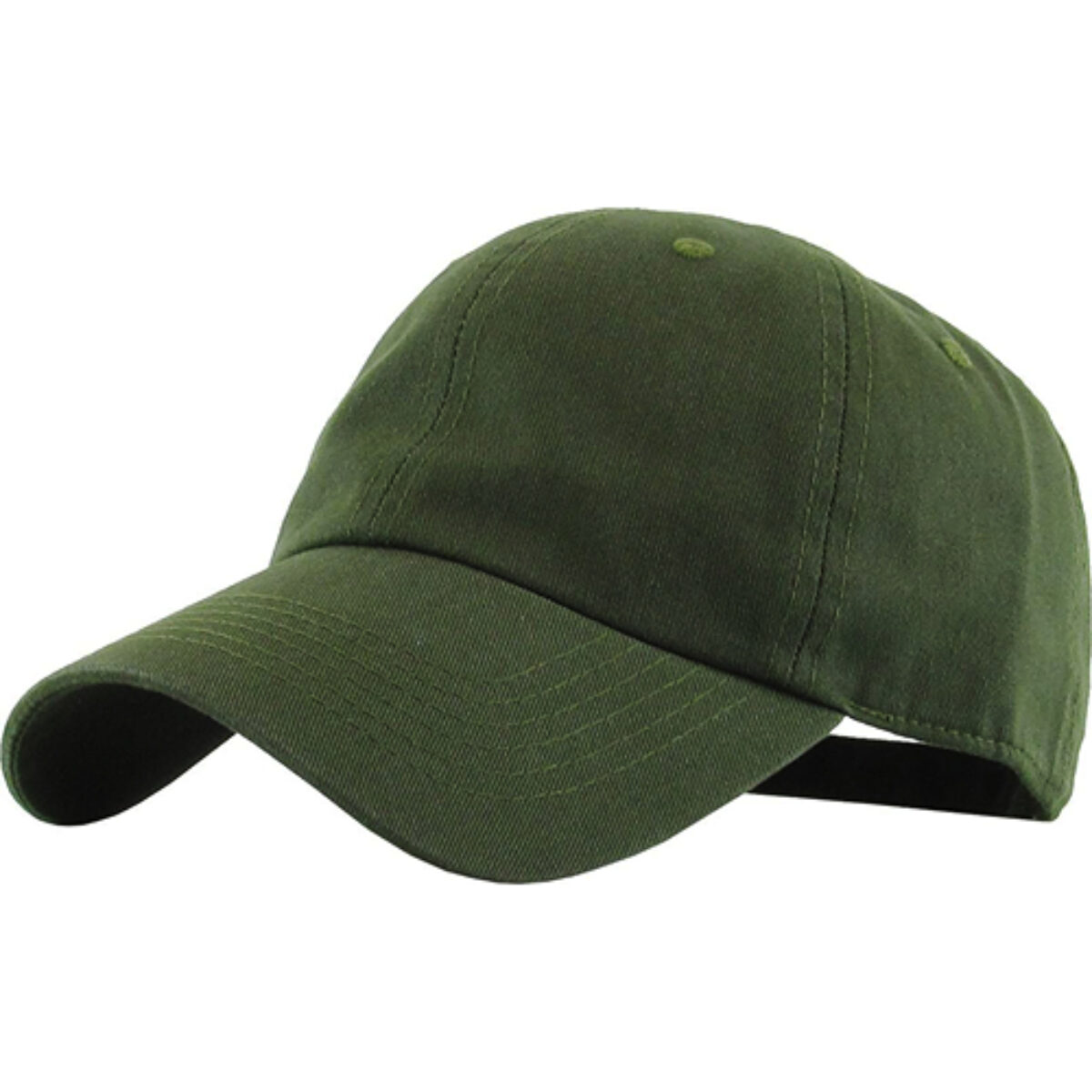 Zipper-G (Pack Unisex Cap Green Baseball - Olive 1) Cotton of